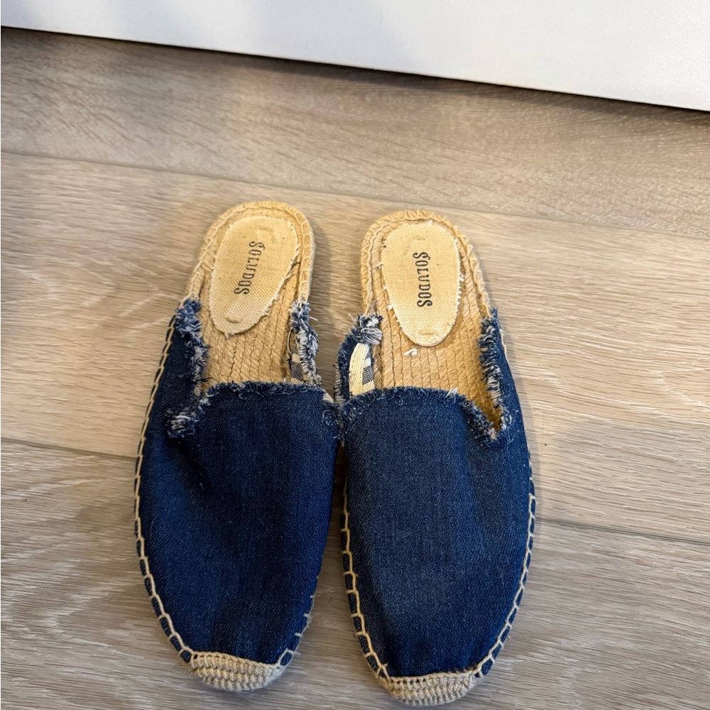 Soludos Women's Denim Espadrille Mules